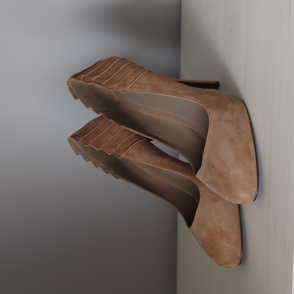 Aldo Beige Suede Heels - Size 39